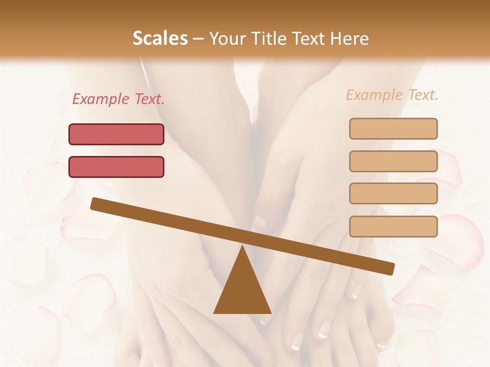 Towel Blossom Botany PowerPoint Template