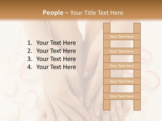 Towel Blossom Botany PowerPoint Template