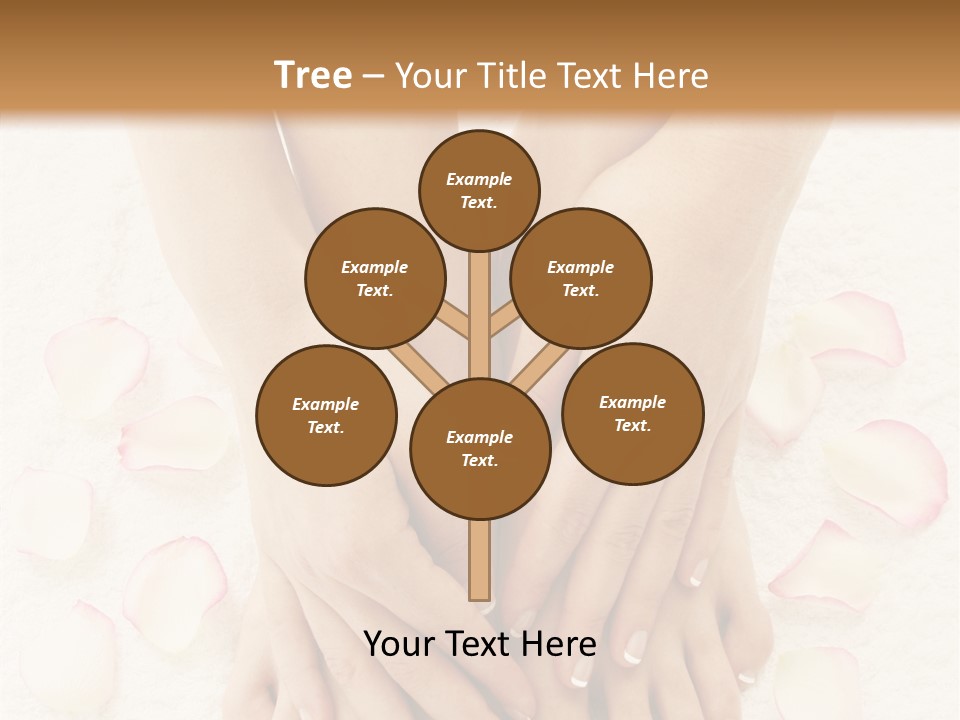 Towel Blossom Botany PowerPoint Template