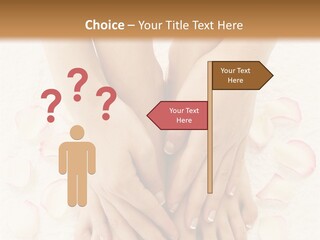 Towel Blossom Botany PowerPoint Template
