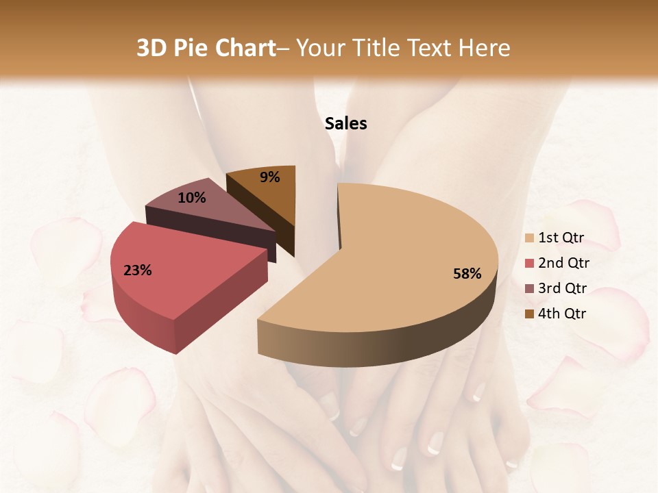Towel Blossom Botany PowerPoint Template