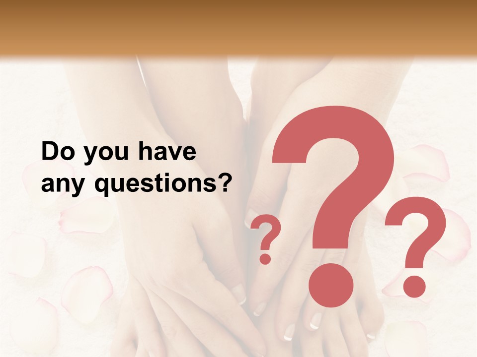 Towel Blossom Botany PowerPoint Template