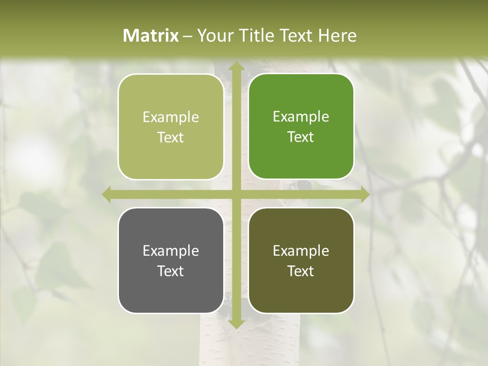 Flora Fragment Verdure PowerPoint Template