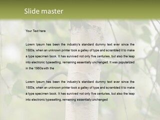 Flora Fragment Verdure PowerPoint Template