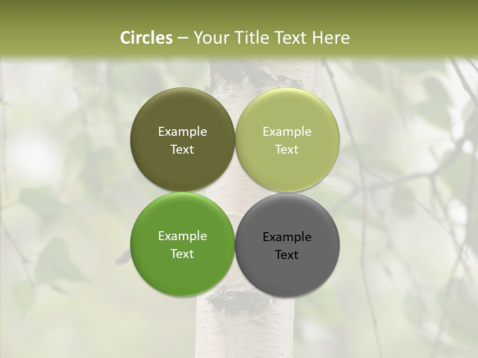 Flora Fragment Verdure PowerPoint Template