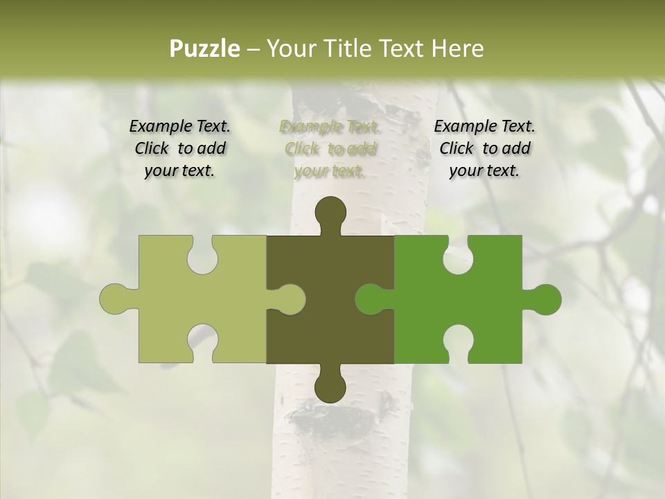 Flora Fragment Verdure PowerPoint Template