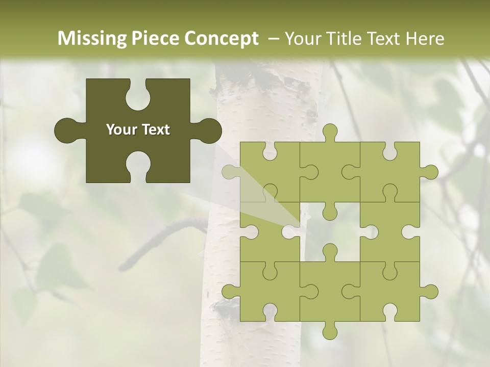 Flora Fragment Verdure PowerPoint Template