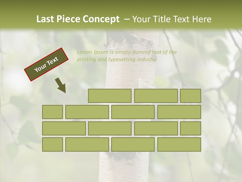 Flora Fragment Verdure PowerPoint Template