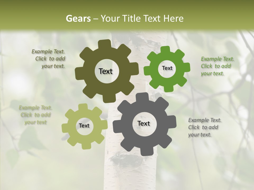 Flora Fragment Verdure PowerPoint Template