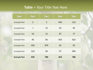 Flora Fragment Verdure PowerPoint Template