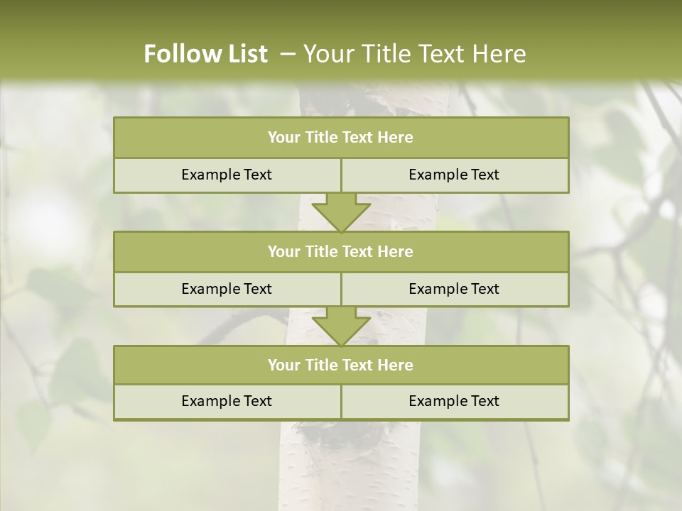 Flora Fragment Verdure PowerPoint Template