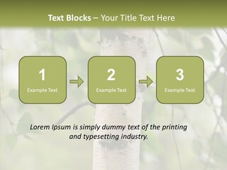 Flora Fragment Verdure PowerPoint Template