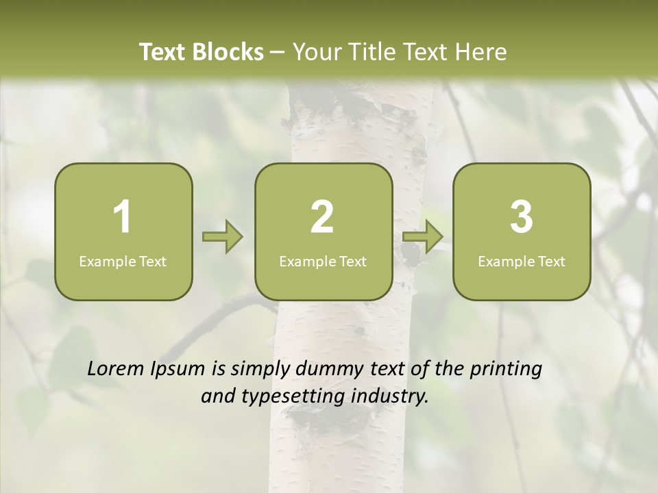 Flora Fragment Verdure PowerPoint Template