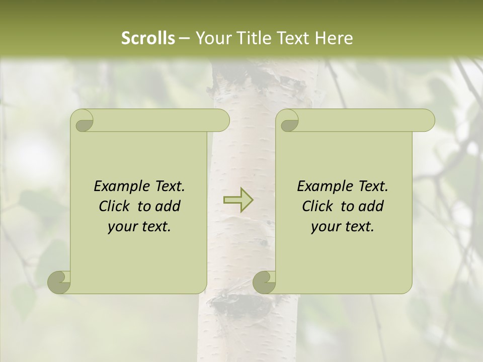 Flora Fragment Verdure PowerPoint Template