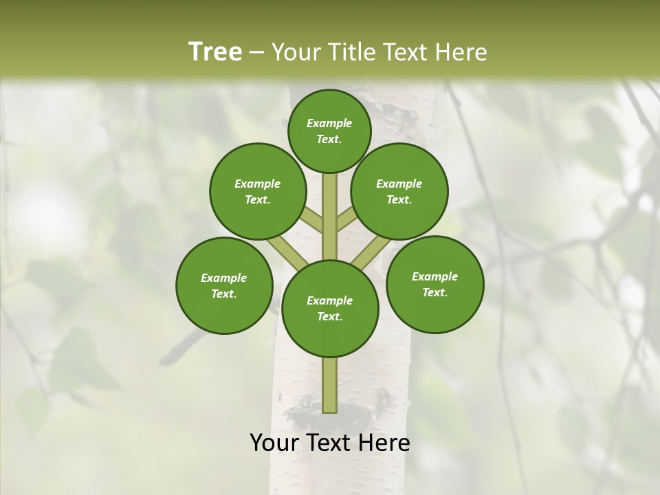 Flora Fragment Verdure PowerPoint Template