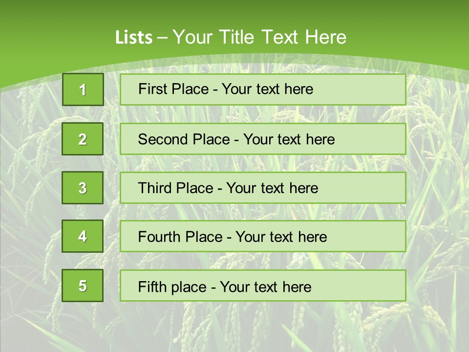 Leaf Primary Lush PowerPoint Template