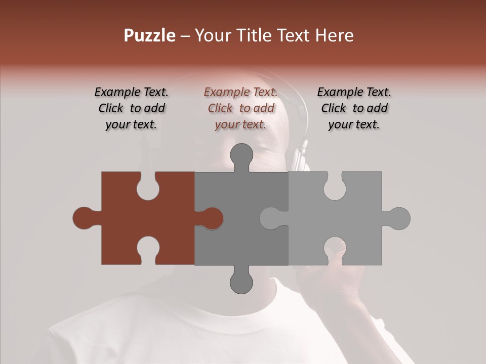 Boy Deejay Passion PowerPoint Template