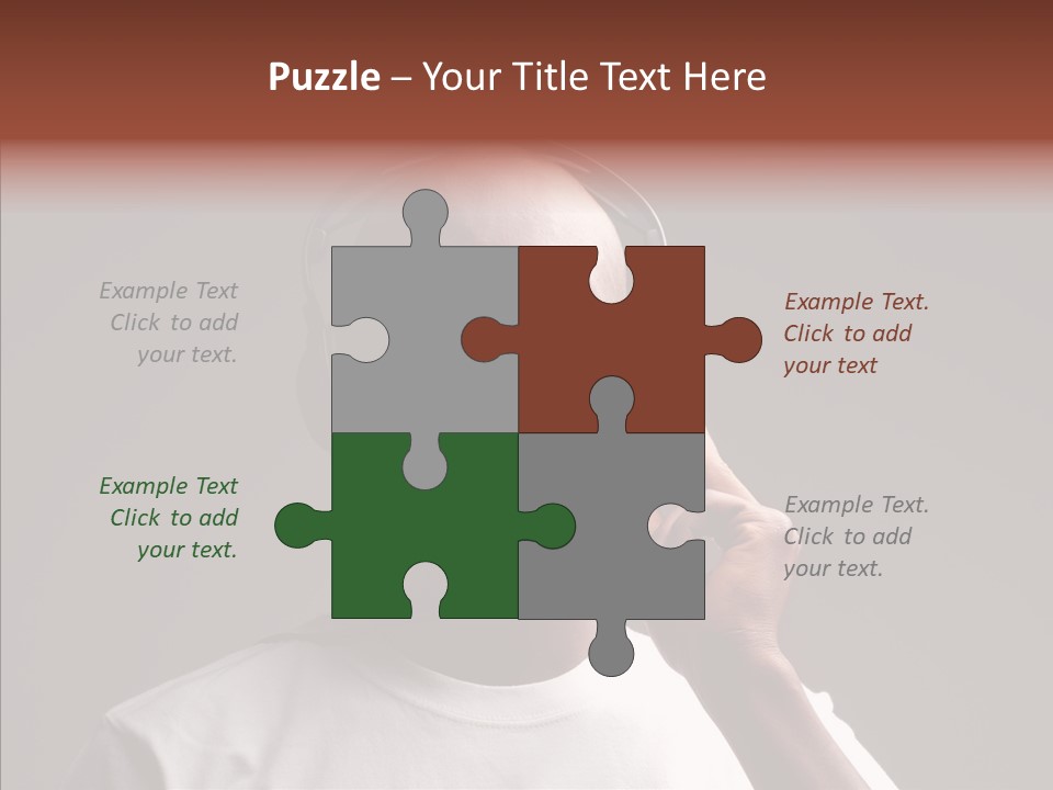 Boy Deejay Passion PowerPoint Template