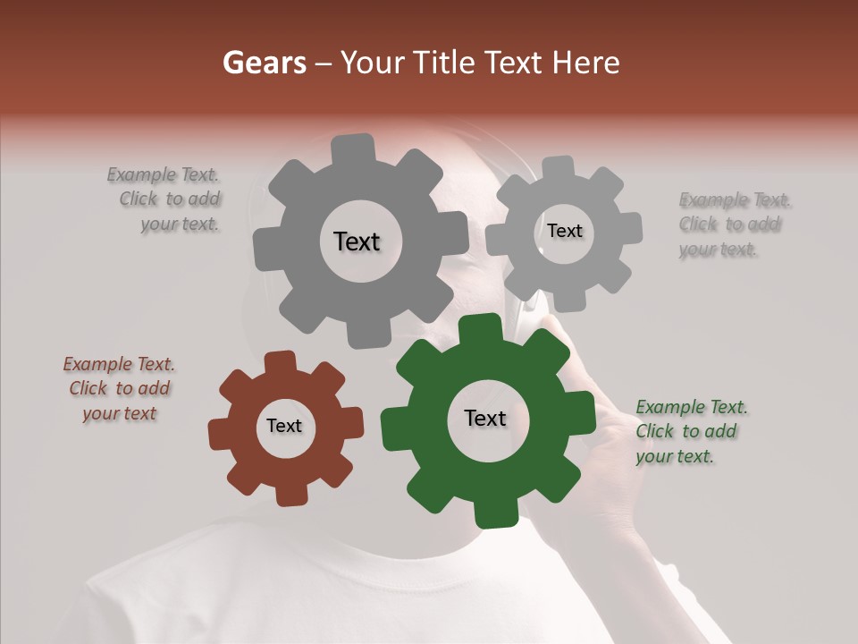 Boy Deejay Passion PowerPoint Template