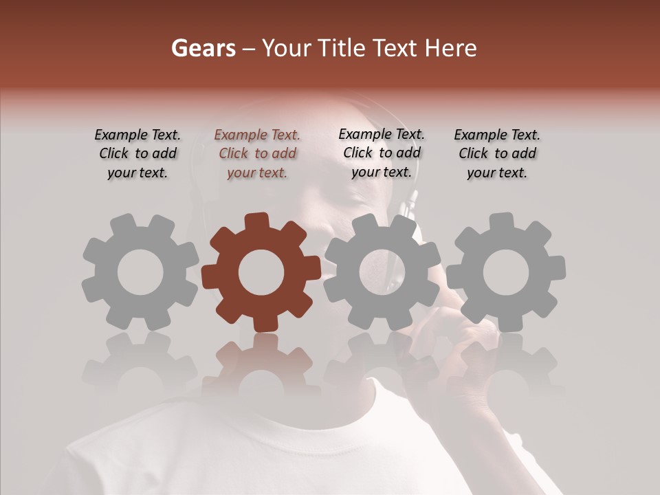 Boy Deejay Passion PowerPoint Template