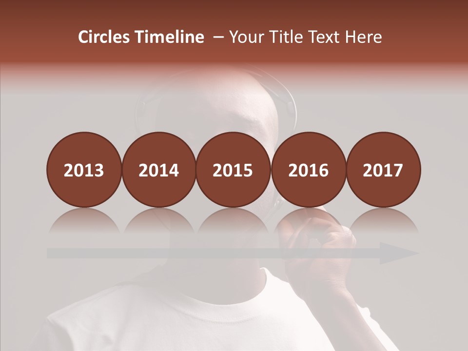 Boy Deejay Passion PowerPoint Template