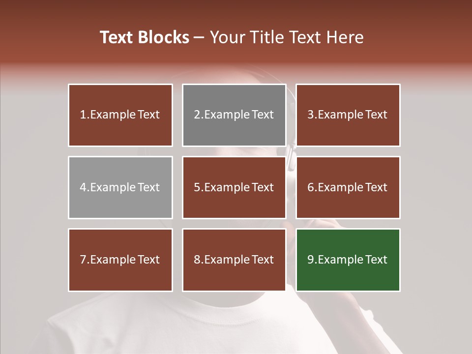 Boy Deejay Passion PowerPoint Template