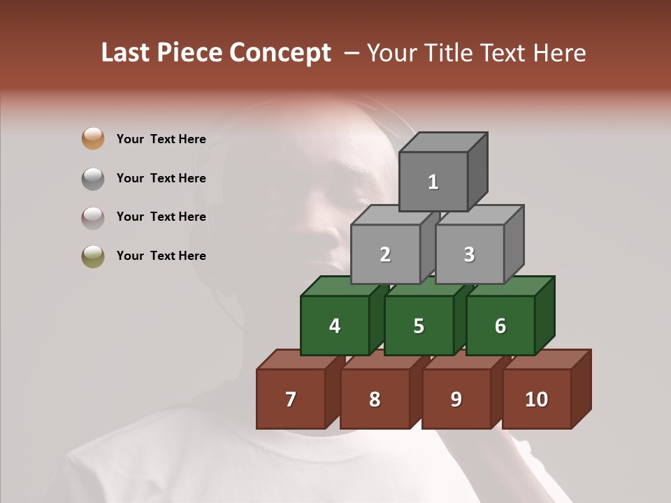 Boy Deejay Passion PowerPoint Template