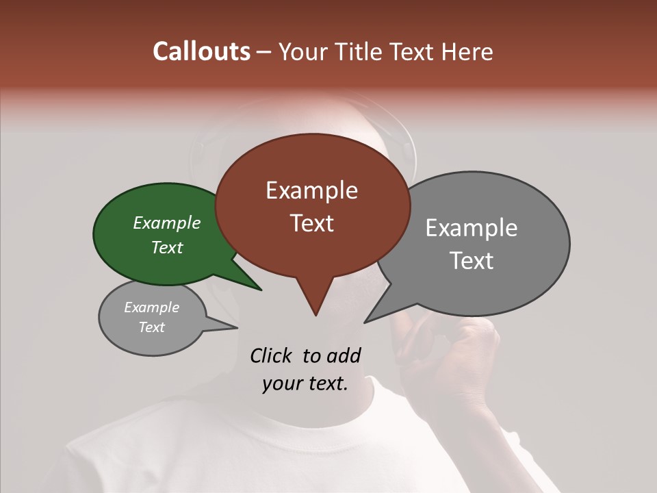 Boy Deejay Passion PowerPoint Template