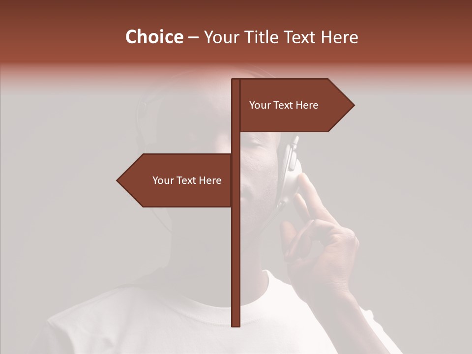 Boy Deejay Passion PowerPoint Template