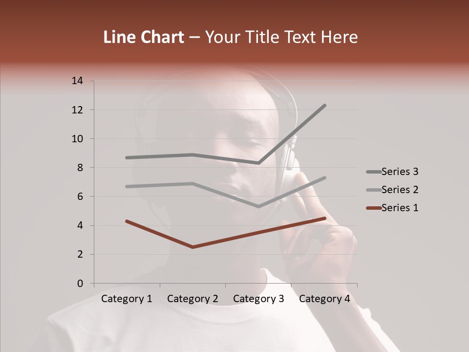 Boy Deejay Passion PowerPoint Template