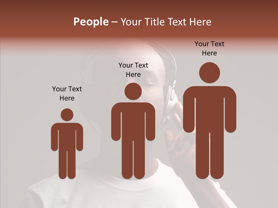 Boy Deejay Passion PowerPoint Template