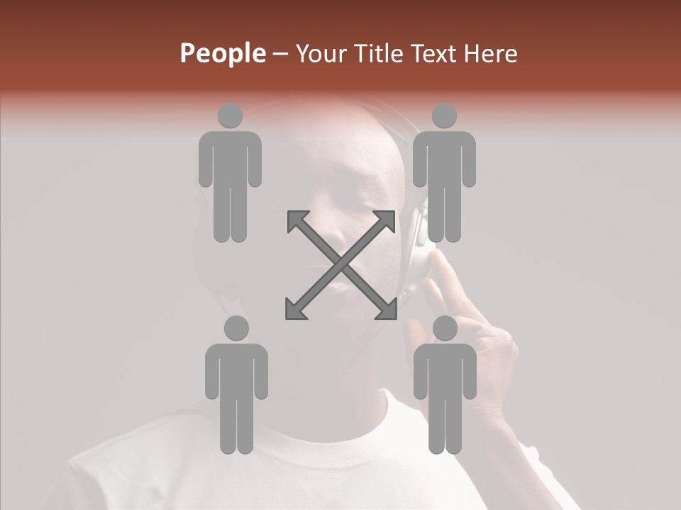 Boy Deejay Passion PowerPoint Template