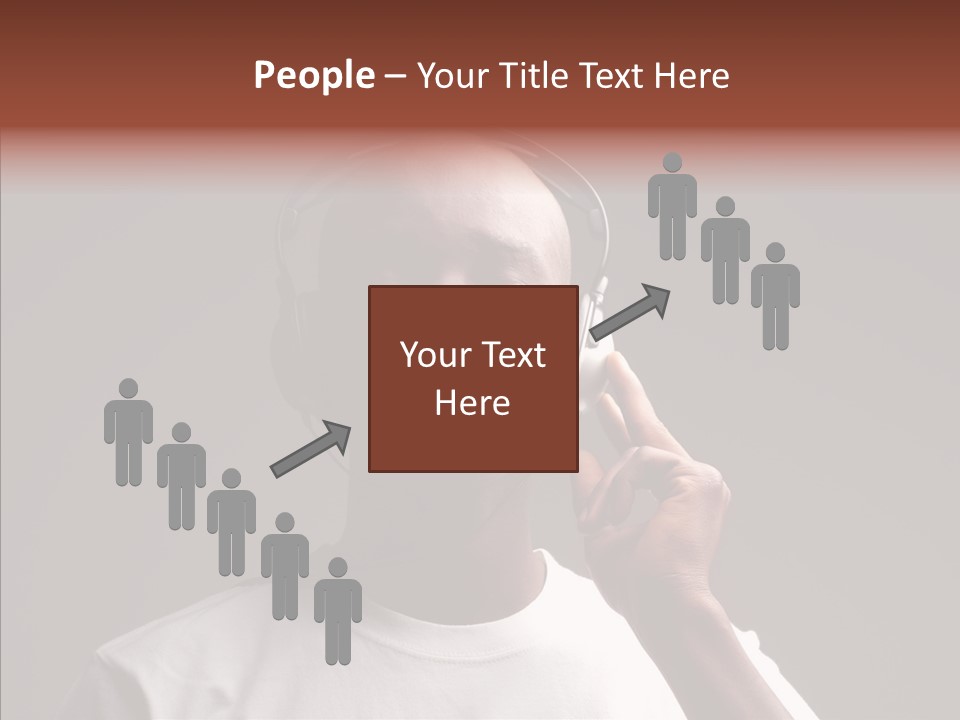 Boy Deejay Passion PowerPoint Template