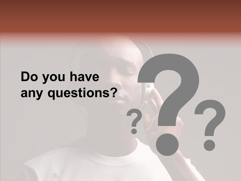 Boy Deejay Passion PowerPoint Template