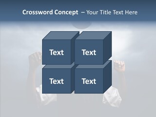 Sky Dribble Boy PowerPoint Template