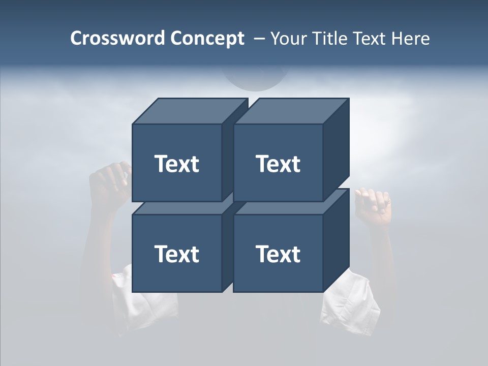 Sky Dribble Boy PowerPoint Template