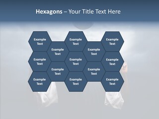 Sky Dribble Boy PowerPoint Template