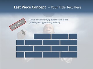 Sky Dribble Boy PowerPoint Template