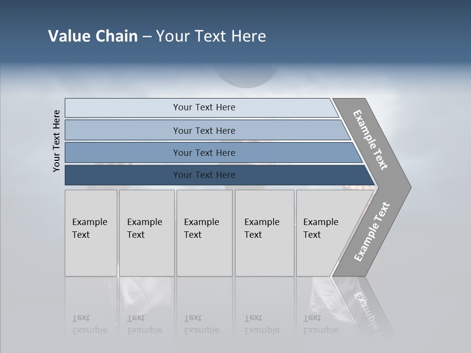 Sky Dribble Boy PowerPoint Template