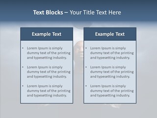 Sky Dribble Boy PowerPoint Template