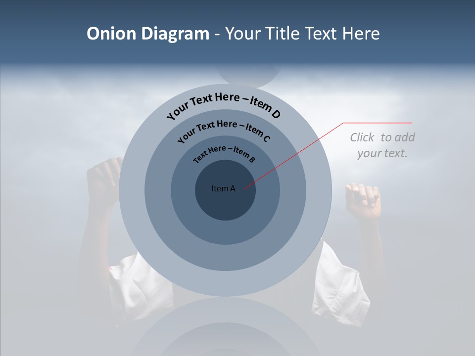 Sky Dribble Boy PowerPoint Template