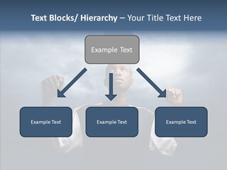 Sky Dribble Boy PowerPoint Template