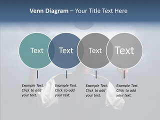 Sky Dribble Boy PowerPoint Template
