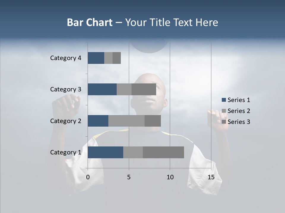 Sky Dribble Boy PowerPoint Template