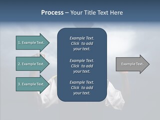 Sky Dribble Boy PowerPoint Template