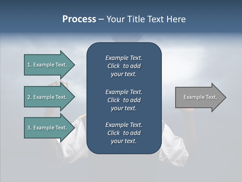 Sky Dribble Boy PowerPoint Template