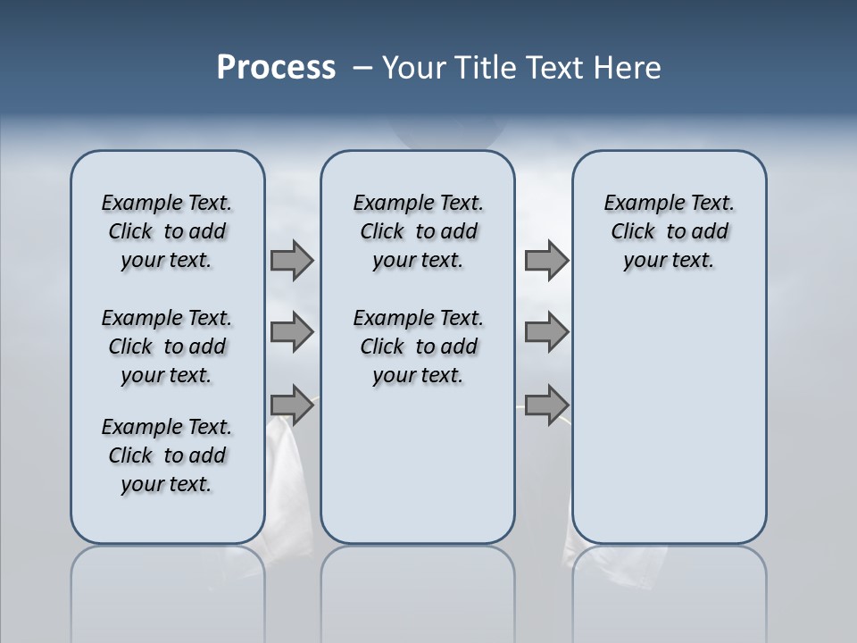 Sky Dribble Boy PowerPoint Template