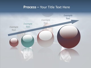 Sky Dribble Boy PowerPoint Template