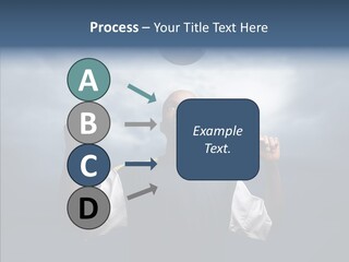 Sky Dribble Boy PowerPoint Template
