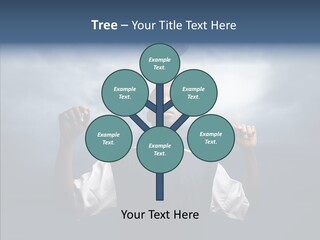 Sky Dribble Boy PowerPoint Template